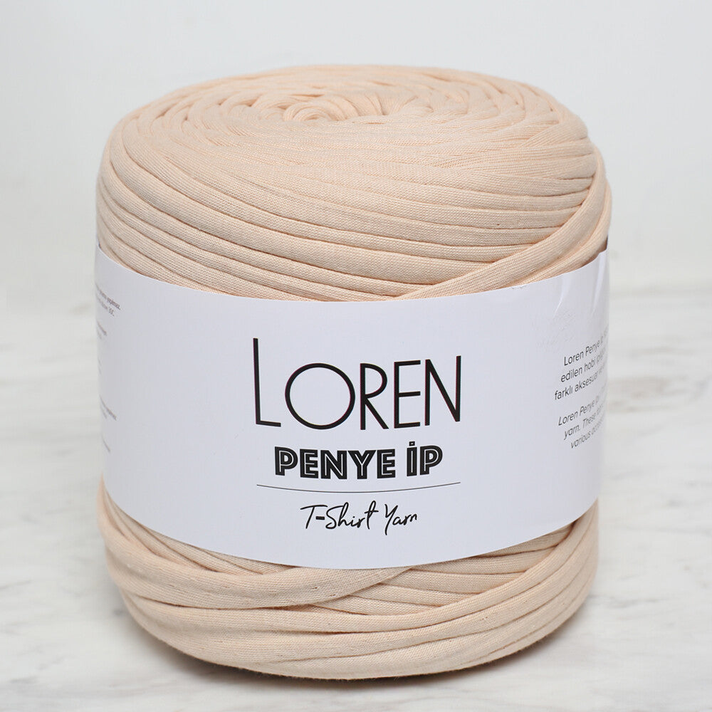 Loren Penye Kumaş El Örgü İpi Açık Sarı - 19